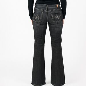 7 for All Mankind "A Pocket" Grey Bootcut Jeans 28